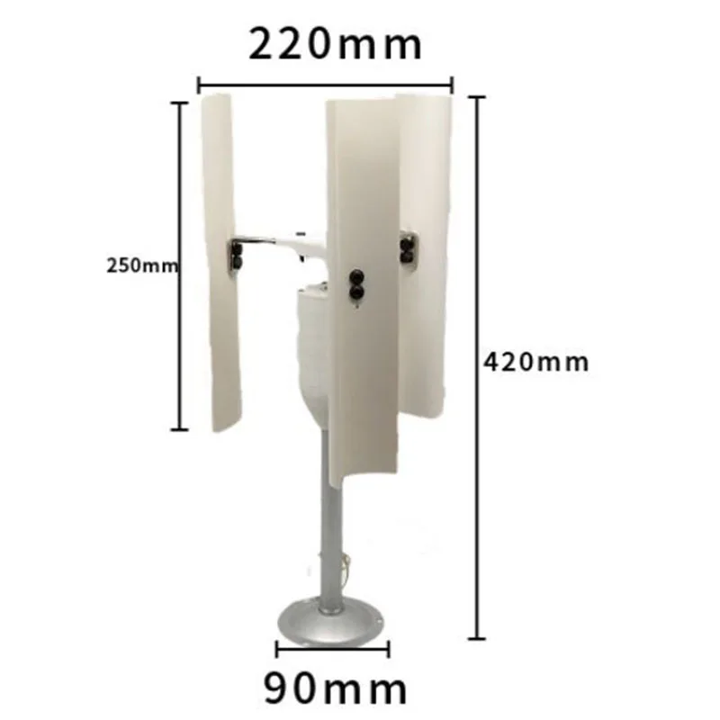 Vertical Five-Blade Wind Gener - đánh giá và giá Renewable Energy Model